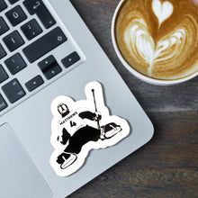 Load image into Gallery viewer, Hockey Goalie Sticker Custom Design Name Personalized Player Gift Sports Decal Water Resistant Gear Identifier Hockey Team Locker Decoration