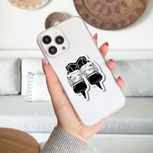 Load image into Gallery viewer, Hockey Skate Sticker Custom Vinyl Decal Personalized Player Number Water Resistant Design Hockey Mom Gift Team Gear Label Sports Equipment