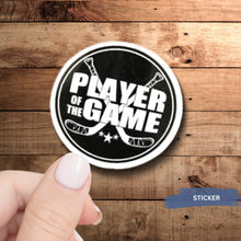 Load image into Gallery viewer, Hockey Award Sticker Vinyl Waterproof Decal Design Black White Sports Decoration Team Gift Player Recognition Game Award Coach Team Pro