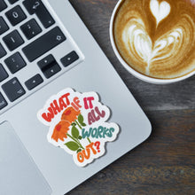 Load image into Gallery viewer, Motivational Vinyl Sticker Water Resistant Laptop Decal Retro Design Planner Accessory Positive Affirmation Art Decoration Cute Bottles