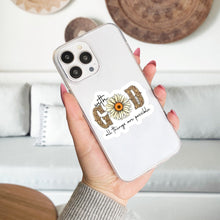 Load image into Gallery viewer, Christian Vinyl Sticker Faith Design Daisy Flower Bible Verse Car Decal Water Resistant Laptop Accessory Journal Decoration Christian Gift