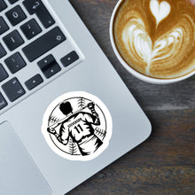 Load image into Gallery viewer, Baseball Player Sticker Custom Design Team Decoration Water Resistant Athletic Gear Identification Label Batting Stance Player Silhouette