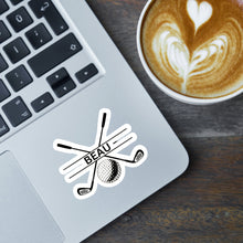 Load image into Gallery viewer, Personalized Golf Sticker Custom Design Golf Accessory Bag Decoration Vinyl Decal Car Window Emblem Style Player Gift Golf Enthusiast Club