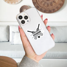 Load image into Gallery viewer, Cricket Bat Sticker Custom Design Team Accessory Item Personalized Sports Gift Label Maker Vinyl Decal Name Custom Equipment Label White