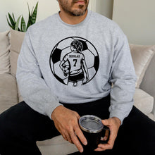 Load image into Gallery viewer, Soccer Girl Custom Crewneck