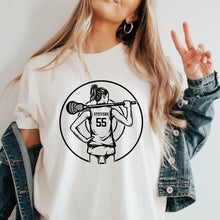 Load image into Gallery viewer, Lacrosse Girl Custom Tshirt