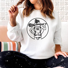 Load image into Gallery viewer, Lacrosse Girl Custom Crewneck