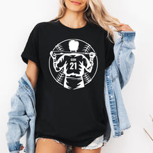 Load image into Gallery viewer, Baseball Player Custom Tshirt