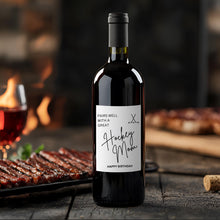 Load image into Gallery viewer, Hockey Mom Happy Birthday Wine Label