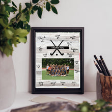 Load image into Gallery viewer, Field Hockey Thank You Digital Download Template Design Hockey Team Photo Template Printable Sport Party Celebration Card Gift Idea Hockey