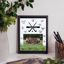 Load image into Gallery viewer, Field Hockey Thank You Digital Download Template Design Hockey Team Photo Template Printable Sport Party Celebration Card Gift Idea Hockey