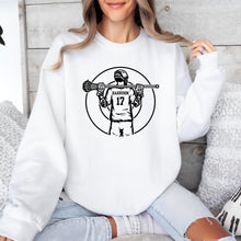 Load image into Gallery viewer, Lacrosse Boy Custom Crewneck