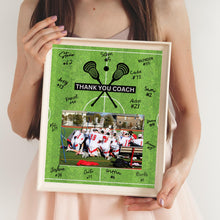 Load image into Gallery viewer, Lacrosse Coach Gift, Thank You Coach, Lacrosse Coach, Custom Coach, End of Season, Sports Coach Gift, Coach Christmas Gift, Team Gift Ideas