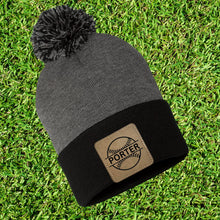 Load image into Gallery viewer, Softball Beanie Hat Winter Accessory Leather Patch Custom Design Softball Gift Winter Wear Warm Cap Custom Name Softball Player Team Gear