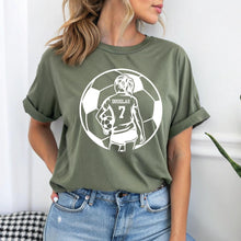 Load image into Gallery viewer, Soccer Girl Custom Tshirt