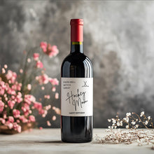 Load image into Gallery viewer, Hockey Mom Happy Birthday Wine Label