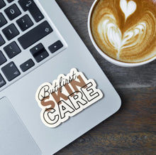 Load image into Gallery viewer, Vinyl Skincare Sticker Water Resistant Bathroom Decal Beauty Quote Vanity Decoration Self Care Routine Sign Laptop Accessory Gift Ideas