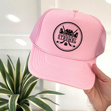 Load image into Gallery viewer, Custom Hockey Mom Hat For Team Gift Idea For Coach Team Gear For Player Sport Cap Design Custom Name Hat Game Day Wear Accessory For Hockey