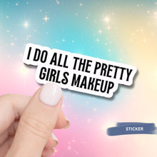 Load image into Gallery viewer, Makeup Artist Sticker Vinyl Waterproof Beauty Accessory for Professional Makeup Studio Wall Decoration Black Only Design Practical Vanityt