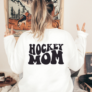 Hockey Mom (Wavy on Back)