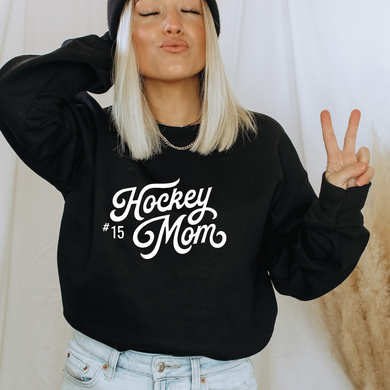 Custom Hockey Mom and Number