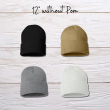 Load image into Gallery viewer, Hockey Mom Heart Beanie