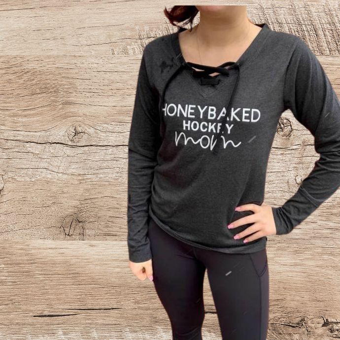 Honeybaked Hockey Lace Shirt