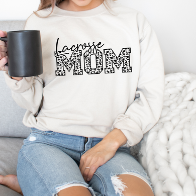 Lacrosse Mom - leopard