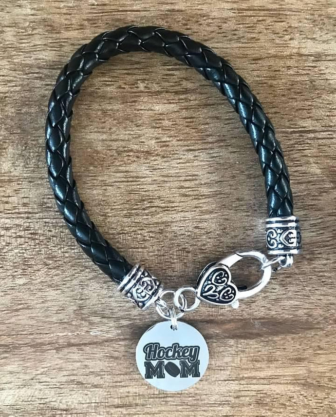 Bracelet - Hockey Mom Leather