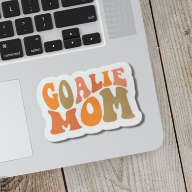 Goalie Mom Retro Sticker