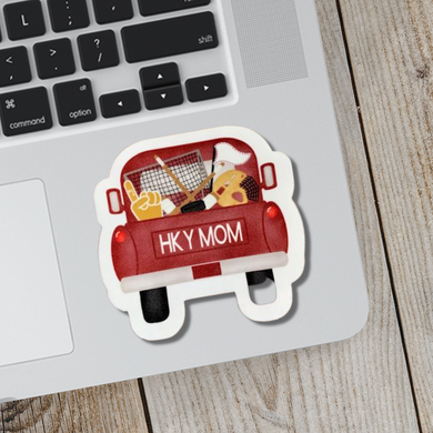 Hockey Mom Truck Sticker