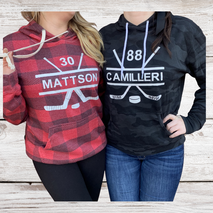 Custom Hockey/Goalie Stick Hoodie