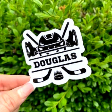 Custom Hockey Sticker