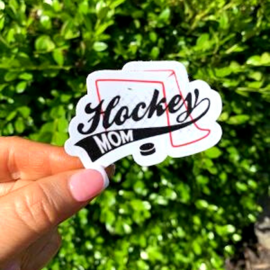 Hockey Mom Net Sticker