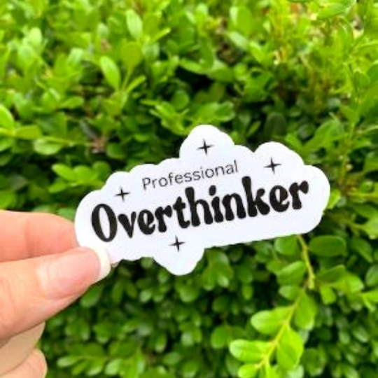 Professional Overthinker Sticker