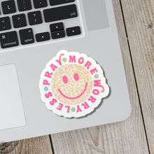 Load image into Gallery viewer, Pray More Worry Less Sticker