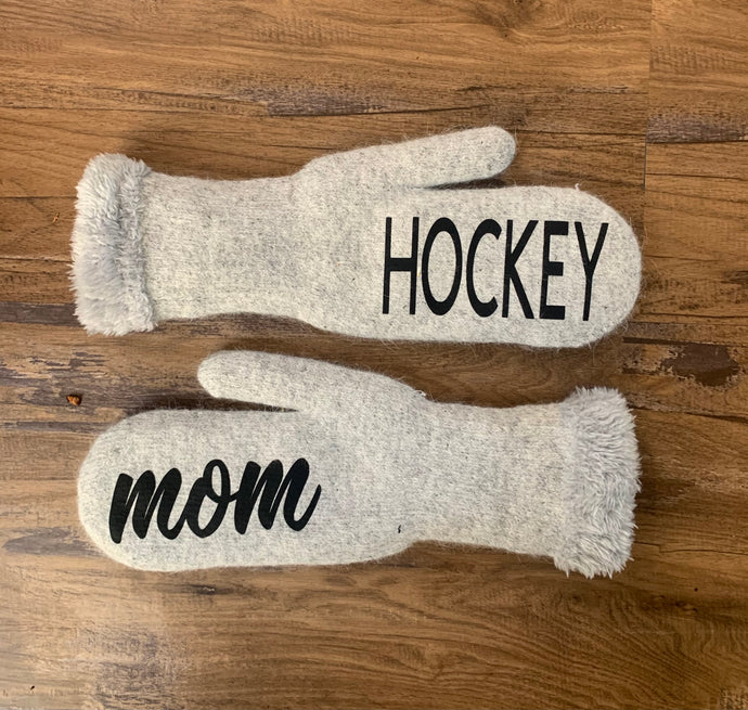 Hockey Mom Mittens - Clearance